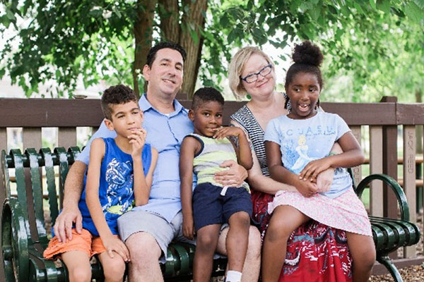 The happy family